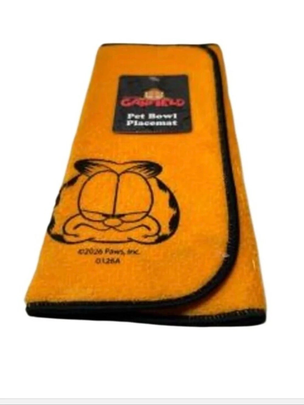 Garfield Yellow Pet Bowl and Placemat Set - Yellow